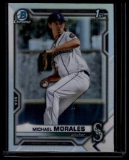 2021 Bowman Draft #BDC-160 Michael Morales Chrome Refractor