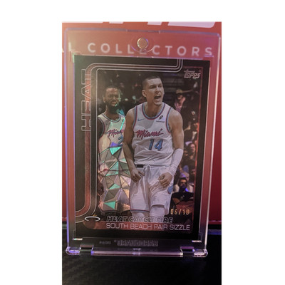 2025-26 Topps NBA Heat Catch Fire South Beach Pair #284 Diamante Parallel /10