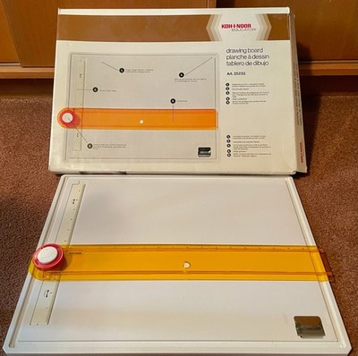 Kohinoor portable drawing board 25233 14''x19'' (355mm x 482mm) with straightedge