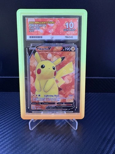 2022 Pokemon SWSH Brilliant Stars 157/172 Pikachu V ACE 10 Perfect Subgrades