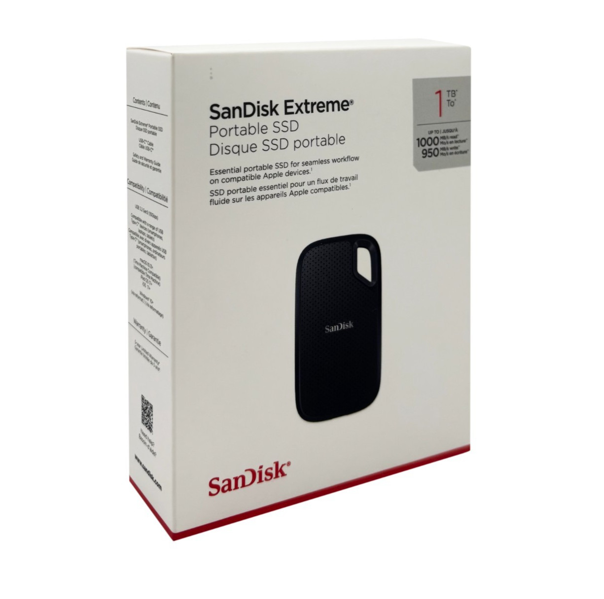 SanDisk Extreme® Portable SSD 1TB USB-c New Sealed Original Product