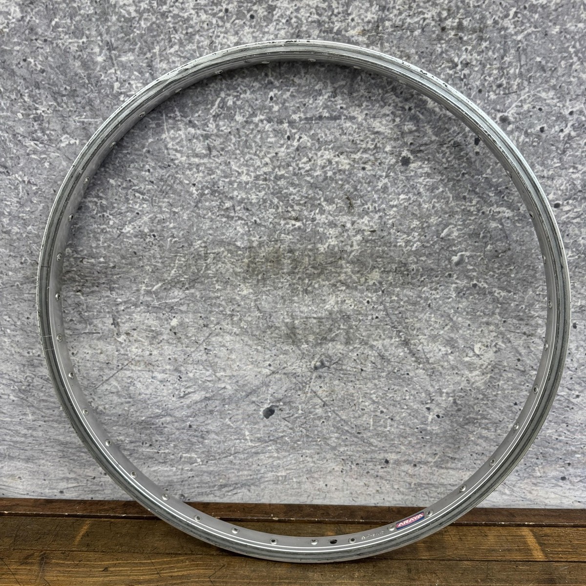 Vintage Araya 7X 26 1.75 Bicycle Rim Japan Alloy 36H MTB BMX