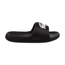 Lacoste Serve Slide 1.0 124 1 Big Kids' Sandals Black/White 747CUJ0002-312