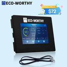 ECO-WORTHY 48V Battery Compatible Plug&Play Magnetic Mount Real-time Monitor