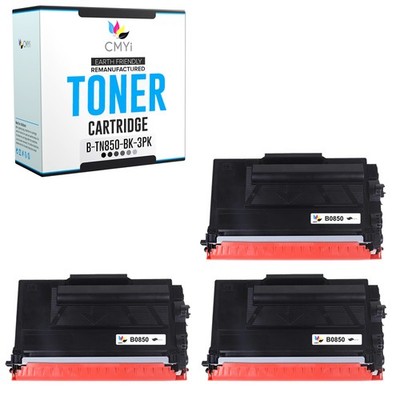 CMYi 3-Pack Compatible TN850 Toner Cartridges fits Brother HL-L6200DW L6250DN