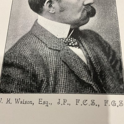 CUMBERLAND 1895 William Henry WATSON - wissenschaftliche Forschung - von Braystones 