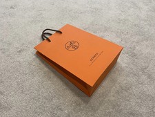 100% Authentic Hermes Gift Bag Classic Orange Edition 28.5 x 21 x 8.5cm
