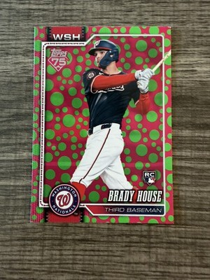 2026 Topps Series 1 Brady House Easter Egg Polka Dot Parallel RC Card #170