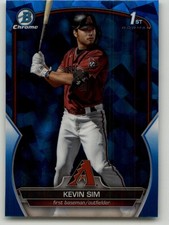 2023 Bowman Draft Sapphire Edition Kevin Sim #BDC-16 Arizona Diamondbacks