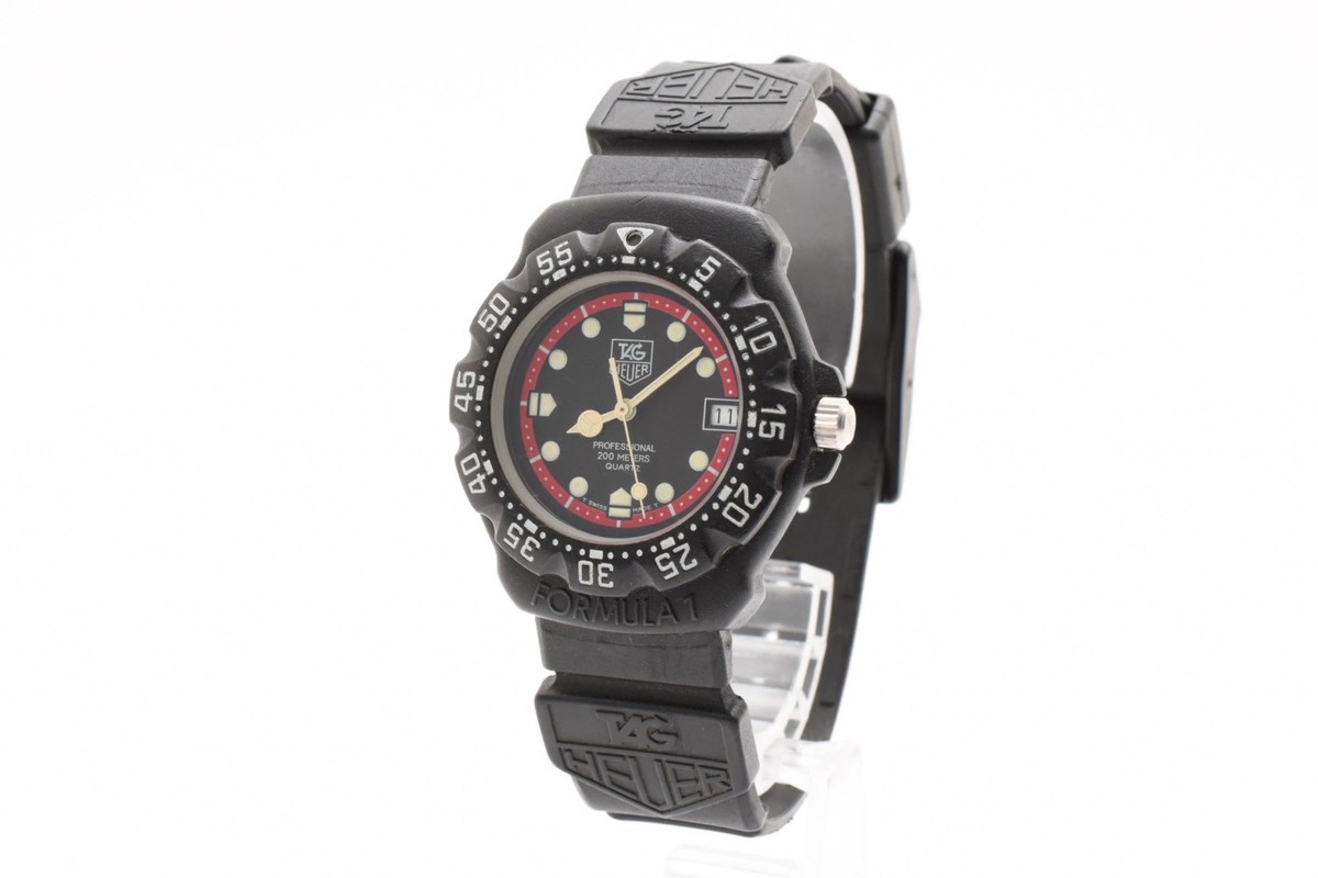 時計 TAG HEUER Formula 1 383.513/1 Qz Watch NEAR MINT] TAG Heuer Formula 1 383.513/1 Quartz Black Red