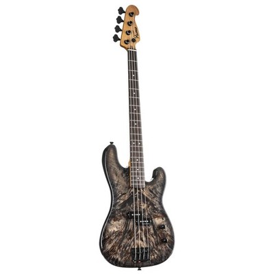 Fame PB Burl Top Transparent Charcoal #25041630 - E-Bass