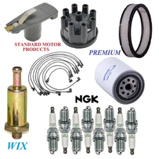 Tune Up Kit Filters Cap Spark Plugs Wire For FORD THUNDERBIRD V8 6.6L 1972