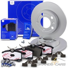 ATE BREMSSCHEIBEN +CERAMIC BELÄGE HINTEN FÜR AUDI A3 SEAT SKODA FABIA VW POLO 6R