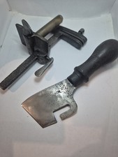 Antique Vintage Dixon Plough Gauge Strap Cutter Saddlers Leather Tool 