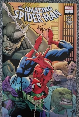 Amazing Spider-Man #1 (2018)   Signed by Ryan Ottley & Nick Spencer w/ COA   NM
