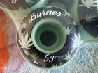 Burner Skateboard Wheels NOS weed green 53mm potleaf spitfire Powell Peralta oj  — photo 2