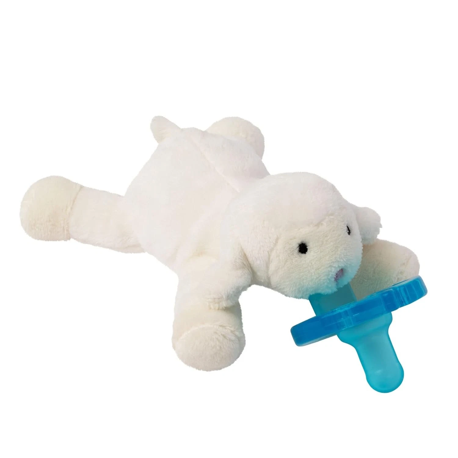 WubbaNub Infant Pacifier Little Lamb — Soft Plush Stuffed Animal with...