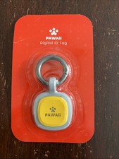 Pawaii Digital ID Tag For Pets Yellow - New And Factory Sealed Dog