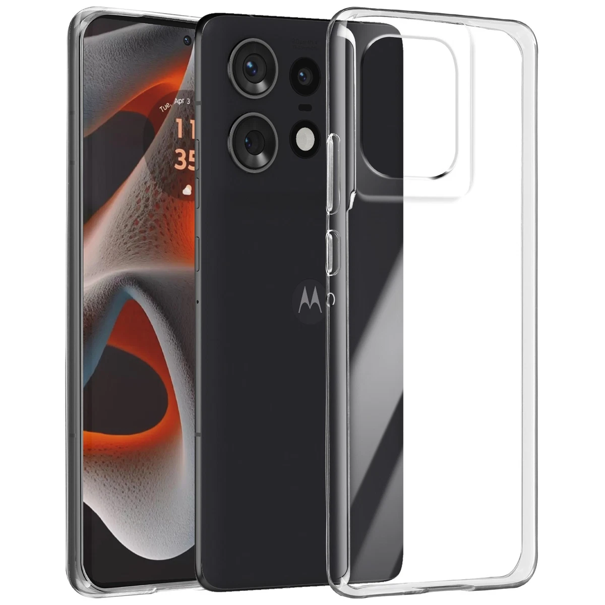 Per Oppo A76 A96 custodia trasparente Coque Cover morbida in Silicone