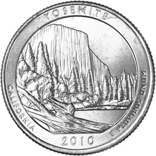 2010 P Parks Quarter ATB Yosemite National Park BU CN-Clad