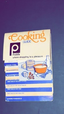 Vintage Publix NM Handheld Cooking Guide Very Rare