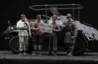 D6144 Commanders Conference Kharkov 1943 MilitäR Wwii 1:35 Bemalt Diorama