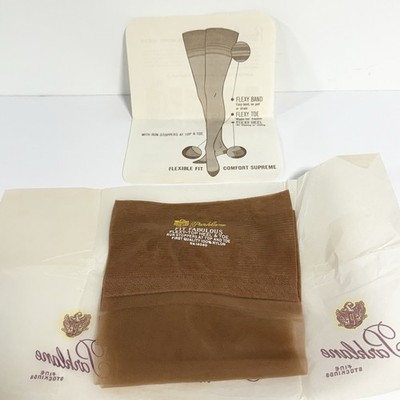 Vintage Parklane Nylon Stockings Size 11 Fabulous Fit Flexy Top Run Stoppers RHT