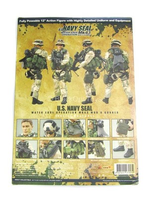ミリタリー 1/6 U.S. Navy Seal Water Edge Operation In Stock 1/6 Scale US Navy Seal Water Edge Operation MK43 MOD 0