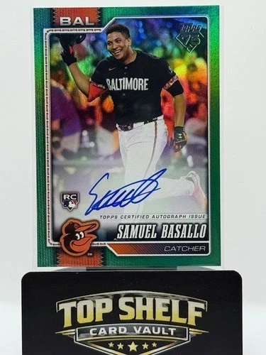 2026 Topps Series 1 Samuel Basallo Green Foil (RAW)