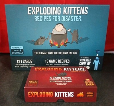 Exploding Kittens Originalausgabe & Rezepte für Katastrophen