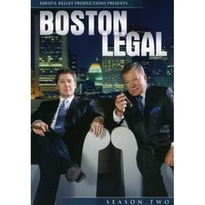Boston Legal Season 2 On DVD Drama With William Shatner And James Spader E50