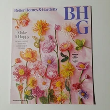 Better Homes & Gardens Magazine Jan-Feb 2024 DIY Ideas Beading BH&G