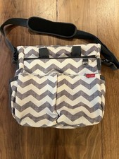 Skip Hop Duo Diaper Bag Shoulder Messenger Baby Bag Changing Pad Pockets