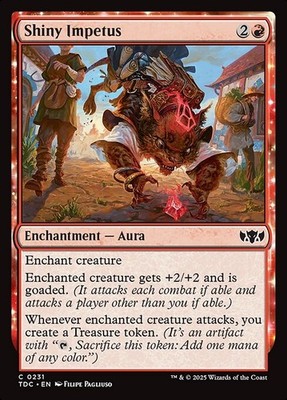 Shiny Impetus - 231 - TDC - Near Mint - MTG
