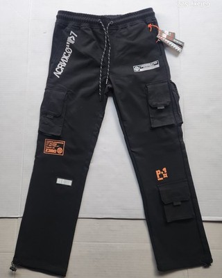 GSTR Men's Apparel Premium Tech Black Cargo Pants - Size:  Small
