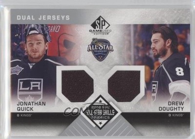 2016 SP Game Used All-Star Skills Fabrics Duals Jonathan Quick Drew Doughty fc5