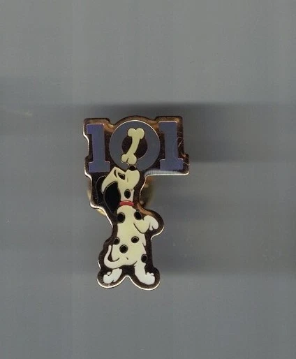 Disney Store Cast Member 101 Dalmatians Puppy Purple Trading Pin