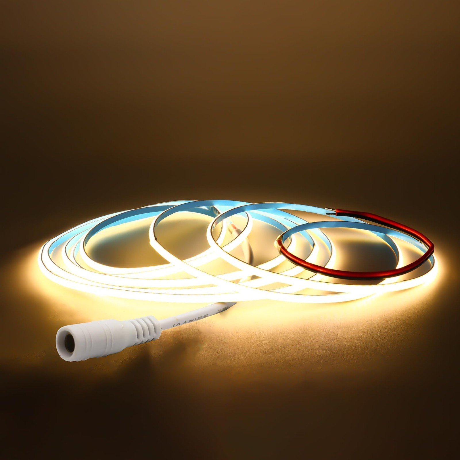 Ruban LED COB 24V 3000K 2m extra fin pour un éclairage de dressing chic