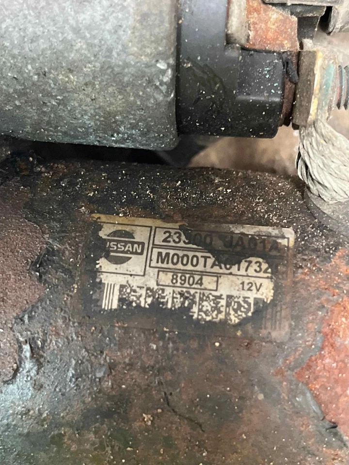 Fits 2007-2013 Nissan Altima, 2.4L Starter Motor, OEM:23300JA01A Foto 3 de 4