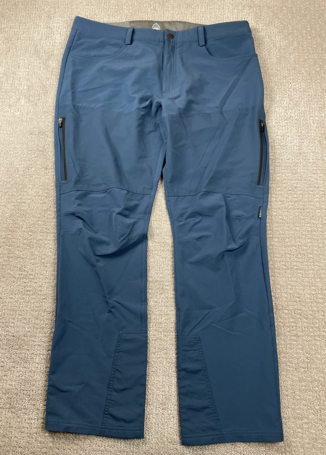 Club Ride Fat Jack Pants Mens XL Blue Utility Stretch Mountain Bike Active Gorp