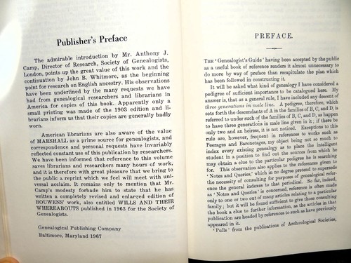 LA GUÍA DEL GENEALOGISTA - George W. Marshall - Reimpresión del libro clásico de 1903 - Imagen 4 de 7