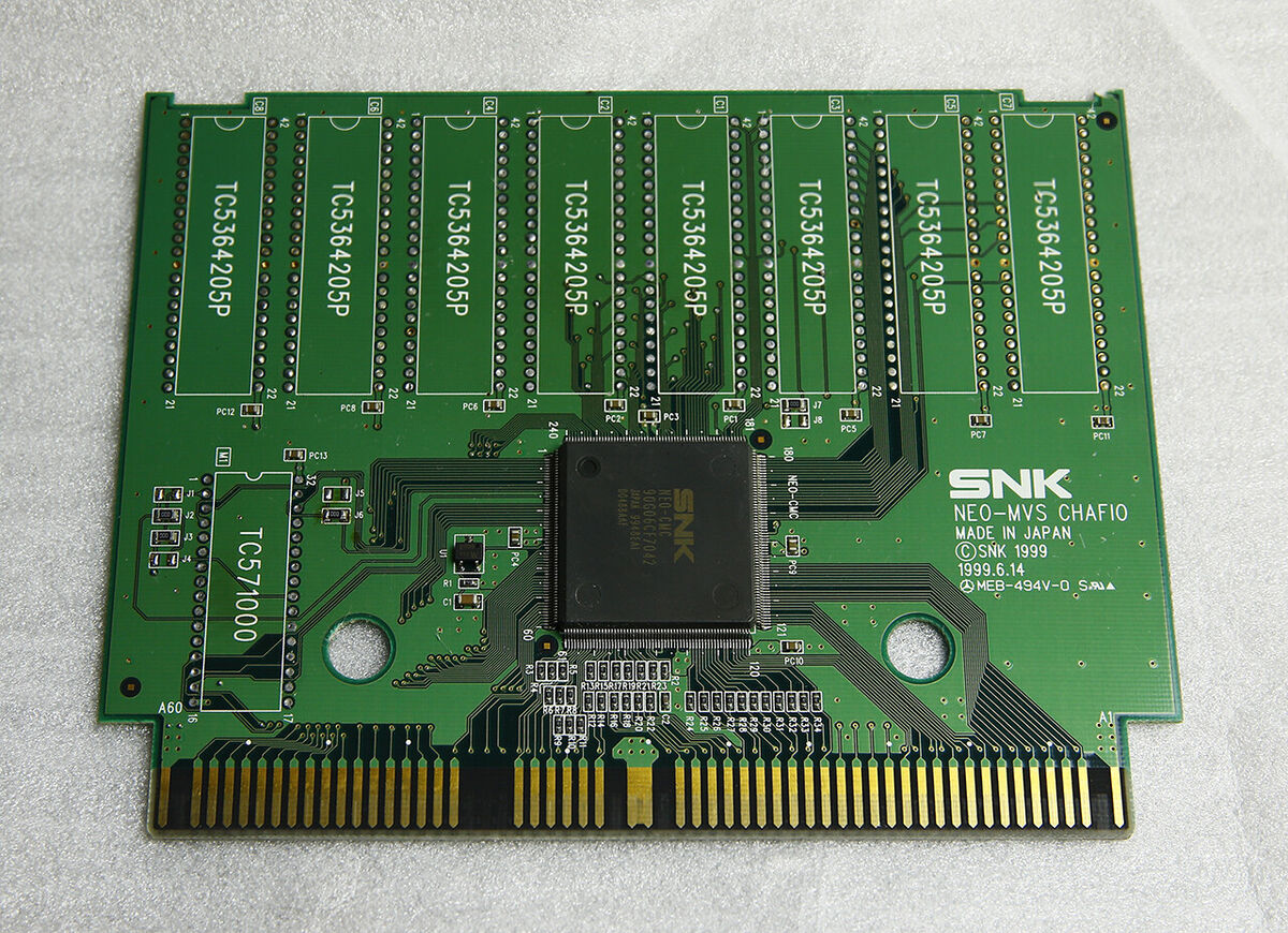 NEO-MVS CHAFI0 PCB Circuit Board • SNK Neo Geo OEM Genuine NEO-MVS CHAFI0 PCB Circuit Board • SNK Neo Geo OEM Genuine