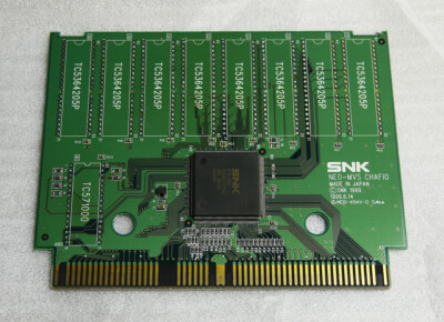 NEO ベリカット 60カプセル NEO-MVS CHAFI0 PCB Circuit Board • SNK Neo Geo OEM Genuine Game
