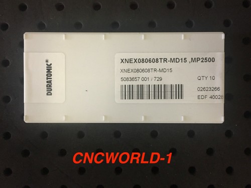 10 Pcs Seco XNEX 080608TR-MD15 ,MP2500 , 1 BOX ! - Picture 3 of 4