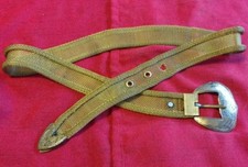 Vintage Brass Mesh Wire Belt w/ Brass Buckle 35.5" Long - Rare 