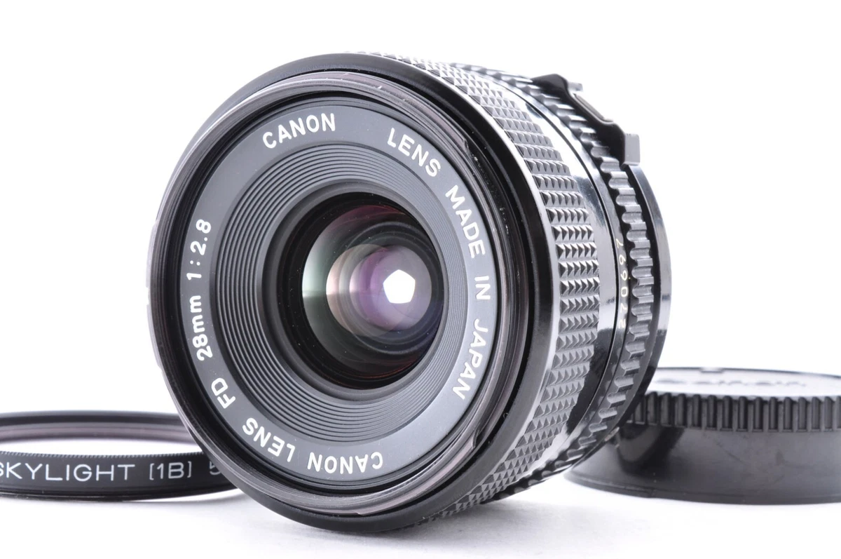 フィルムカメラ CANON LENS NEW FD 28mm F2.8 / 50mm F1.4 Canon New FD 28mm f/2.8 | Vintage Lens Review & Specs