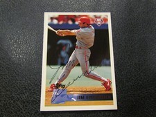 Jim Eisenreich AUTOGRAPHED Topps Baseball card 2