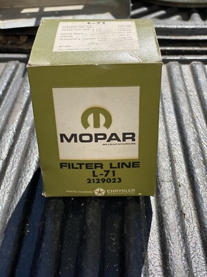 NOS OEM Mopar Oil Filter L-71 Chrysler Dodge Plymouth Lancer Truck 1960-1965