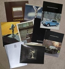 ROLLS ROYCE sales brochures 1970s. One Owner! Eleven in all. Fabulous!