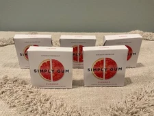 Simply Gum Cleanse w/ Grapefruit and Prickly Pear LOT of 5 (75Pcs) BEST by 8/25